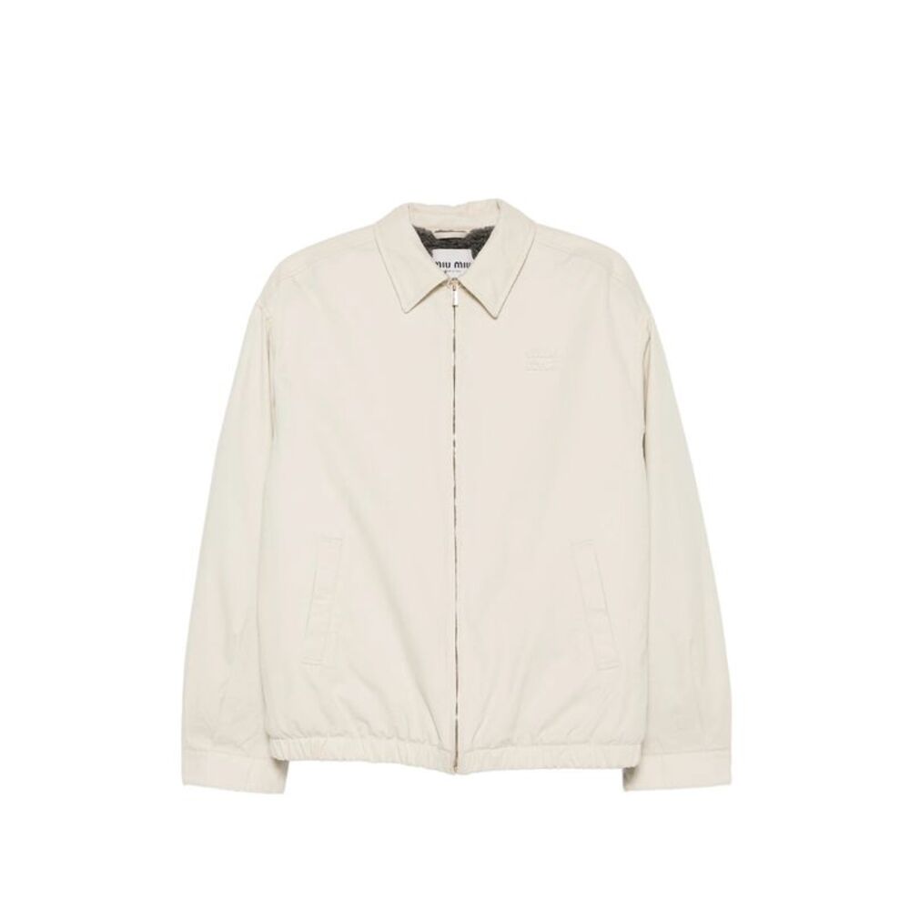 Miu Miu Neutrals Jackets - Bomber Jackets Women